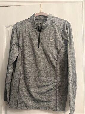 Baleaf Men’s size M Heather Gray Quarter-Zip Performance Pullover